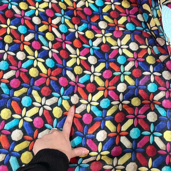 Kate spade kaleidoscope Jems / gems  scarf - Picture 7 of 11